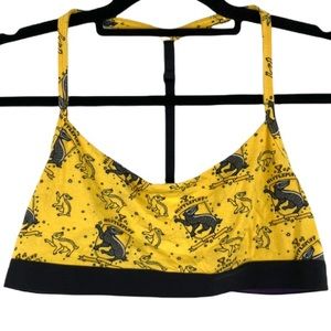 MeUndies Harry Potter Hufflepuff Bralette Size XL